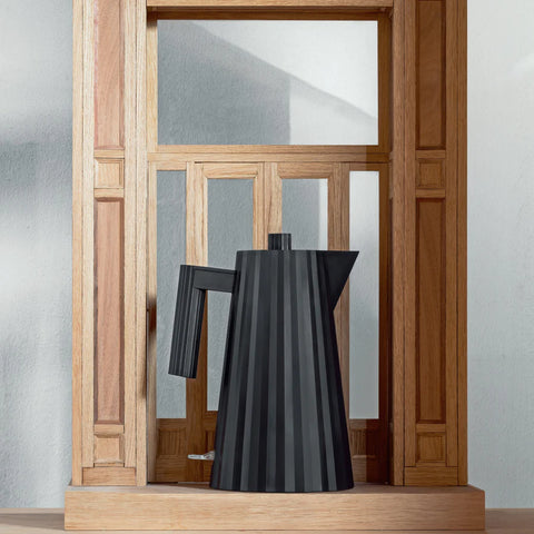 Alessi Plissé Electric Kettle, 21cmx16cmx29cm, Grey