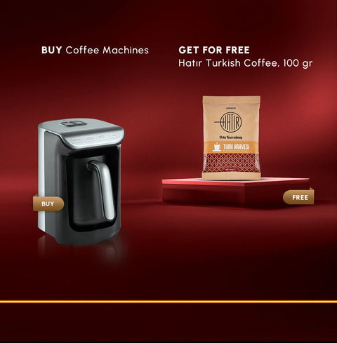 Hatır Köz Turkish Coffee Maker, 535W, Roseberry