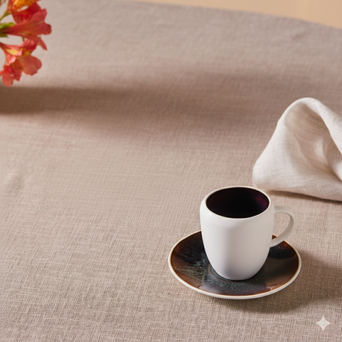 Karaca Earth Collection New Galactic 2-Piece Reactive Glaze Espresso Turkish Coffee Cup Set, 100ml, White
