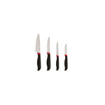Karaca Sting 4 Piece Knife Set, Red Black