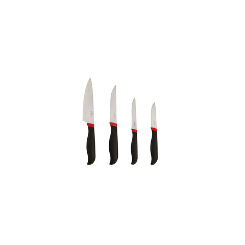 Karaca Sting 4 Piece Knife Set, Red Black