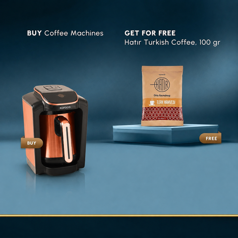Karaca Hatır Neo Inox Turkish Coffee Maker, 735W, 300ml, Bronze