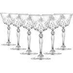 Rcr Melodia 6-Piece Coupette Wine Glass Set, 160ml, Clear