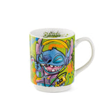 Egan Italy Stitch Porcelain Mug, 350ml, Green