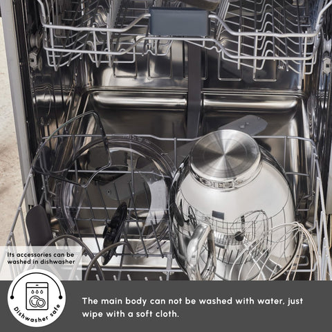 Karaca Mastermaid Chef Ultra Digital Stand Mixer, 7L, 2000W, Galaxy Grey