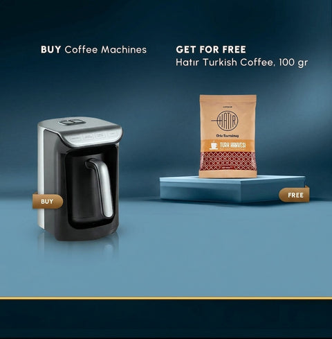 Hatır Köz Turkish Coffee Maker, 535W, Roseberry