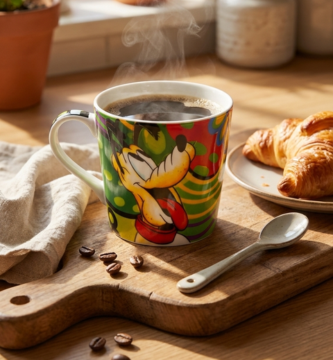 Egan Disney Forever & Ever Daisy Pluto Bone China Mug, 430ml, Multi