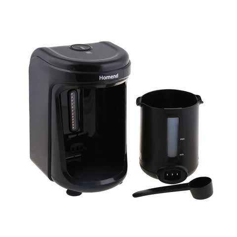 Homend Pottoman 1840UK Clean Turkish Coffee Maker, 450ml, 535W, Black