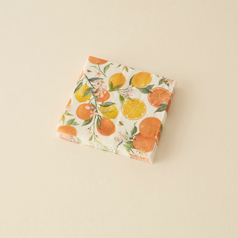 Karaca Home Bellis 20-Piece Napkin, 33cmx33cm, Orange