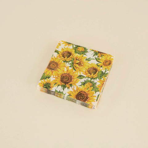 Karaca Home Bellis 20-Piece Napkin, 33cmx33cm, Yellow
