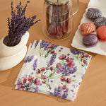 Karaca Home Bellis 20-Piece Napkin, 33cmx33cm, Purple
