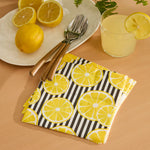Karaca Home Bellis 20-Piece Napkin, 33cmx33cm, Black White
