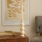 Karaca Home Enna Candlestick, 7x6x23,2cm, Beige
