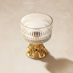 Karaca Lumina Glass Decorative Snack Bowl, 8,5cm, Gold