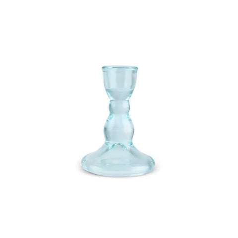 Karaca Marine Glass Candle Holder, 6x9cm, Turquoise