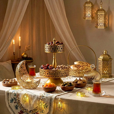 Karaca Sema Candle Holder, Gold