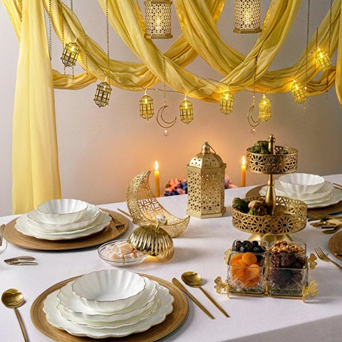 Karaca Sema Candle Holder, Gold