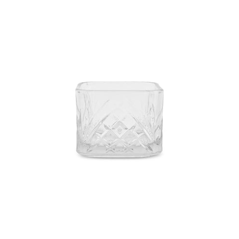 Karaca Lumina 4-Piece Glass Decorative Snack Bowl, 16x16cm, Gold