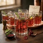 Rcr Etna 6-Piece Tumbler Glass Set, 250ml, Clear