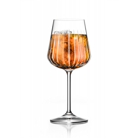 Rcr 6-Piece Timeless Spritz Wine Glass Set, 490ml, Clear