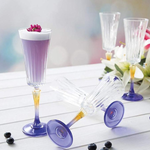 Rcr 6-Piece Champagne Flute Glass Set, 210ml, Multi