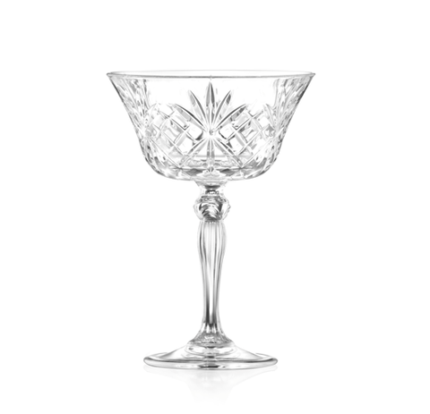 Rcr Melodia 6-Piece Champagne Glass Set, 260ml, Clear