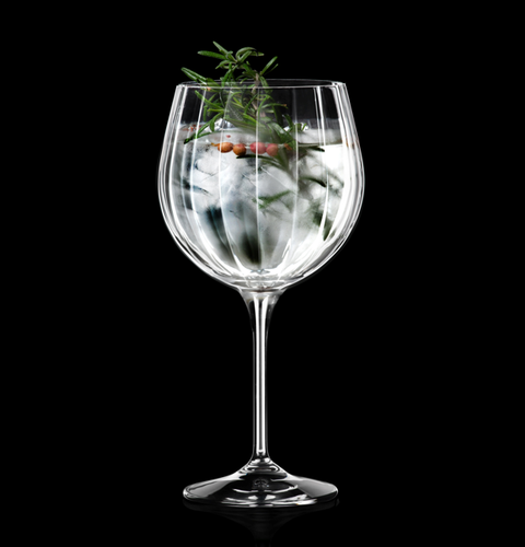 RCR 6-Piece Optiq Wine Glass Set, 670ml, Clear